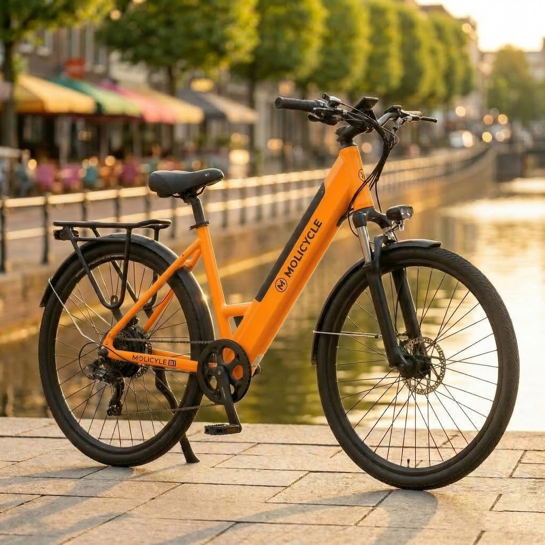 Molicycle R1 250W 26" Sähköinen Kaupunkipyörä 532Wh Akku Vääntö Anturi 14.5Ah Tuki APP:lle
