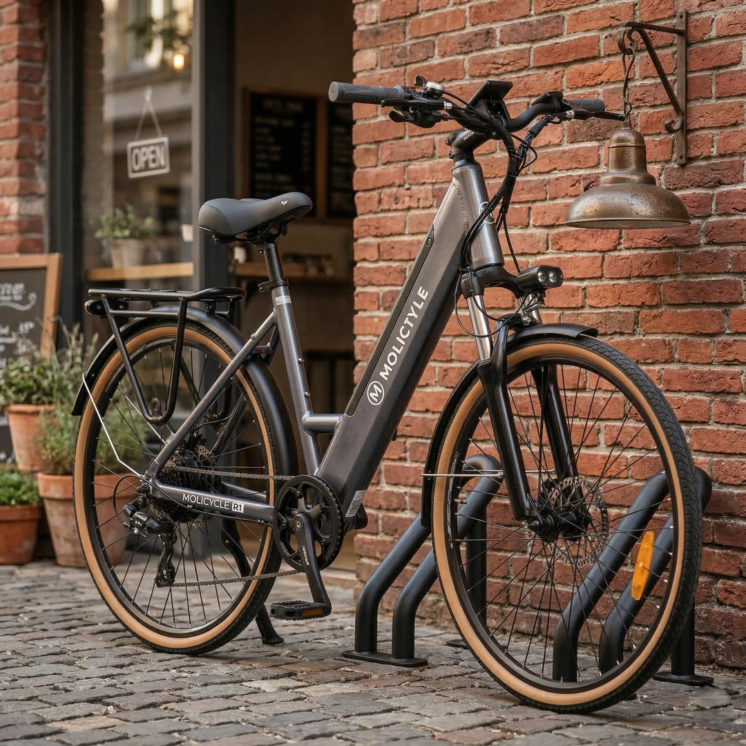 Molicycle R1 250W 26" Sähköinen Kaupunkipyörä 532Wh Akku Vääntö Anturi 14.5Ah Tuki APP:lle