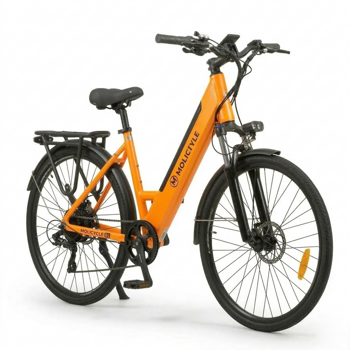 Molicycle R1 250W 26" Sähköinen Kaupunkipyörä 532Wh Akku Vääntö Anturi 14.5Ah Tuki APP:lle