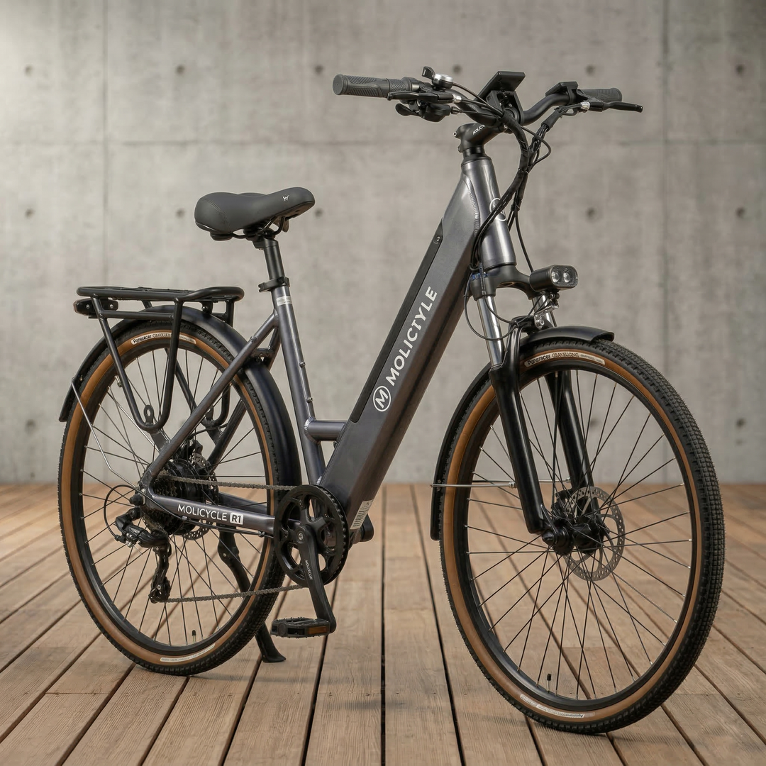 Molicycle R1 250W 26" Sähköinen Kaupunkipyörä 532Wh Akku Vääntö Anturi 14.5Ah Tuki APP:lle