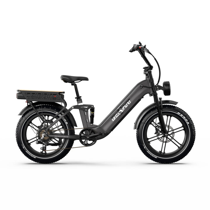 Onesport OT08 Pro 500W 20" Fat Bike Dual Batteries 1728Wh Step-through E-bike Support App
