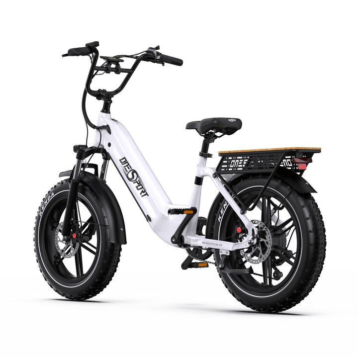 Onesport OT08 500W 20" Fat Bike 846Wh Step-through E-Bike Support App 48V 18Ah Battery
