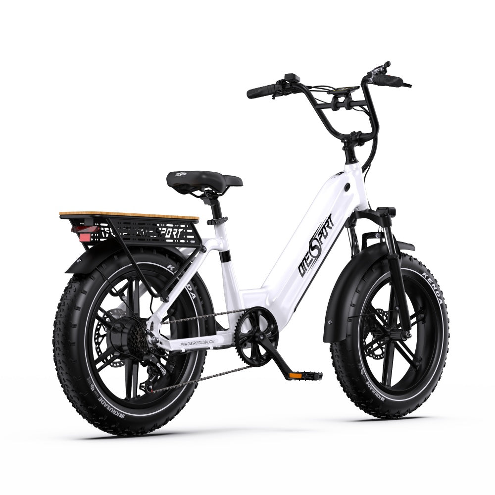 Onesport OT08 500W 20" Fat Bike 846Wh Step-through E-Bike Support App 48V 18Ah Battery