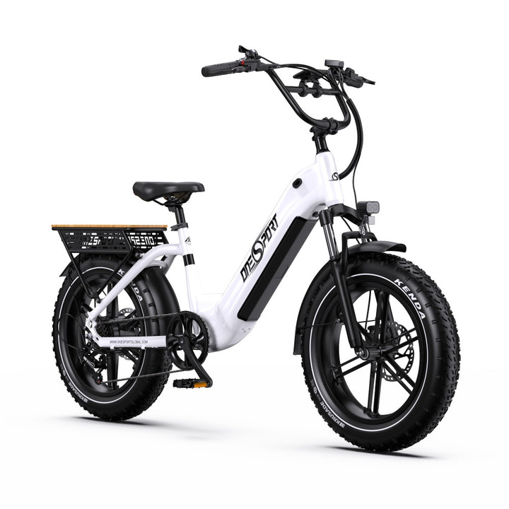 Onesport OT08 500W 20" Fat Bike 846Wh Step-through E-Bike Support App 48V 18Ah Battery