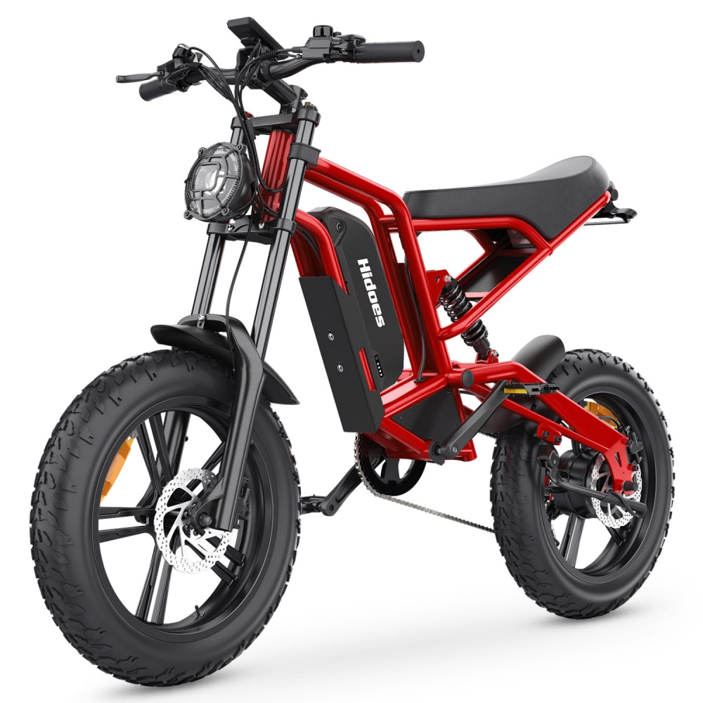 Hidoes B6 MAX 1200W 20" Fat Bike Electric Bike 48V 15AH Battery