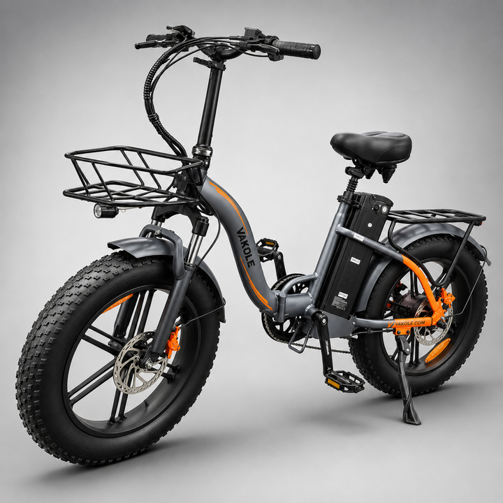 Vakole Y20 Pro 20" Fat Bike 1440Wh Foldable Step-through E-bike 48V 30Ah Battery