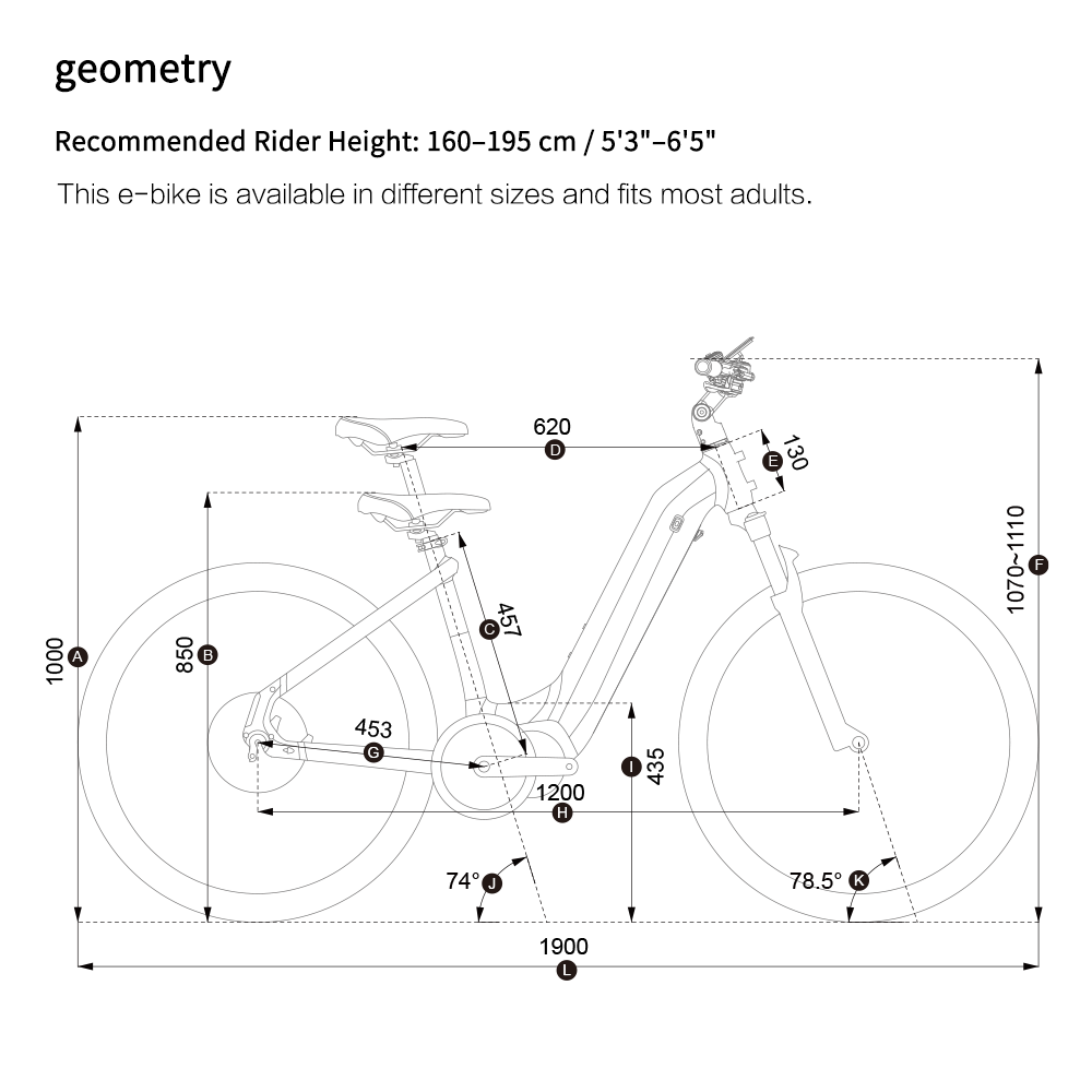 Lankeleisi MG600 Lite 250W 27,5" Elektrisches Trekkingrad 720Wh SUV E-Bike mit umschaltbarem Sensor 36V 20Ah Akku