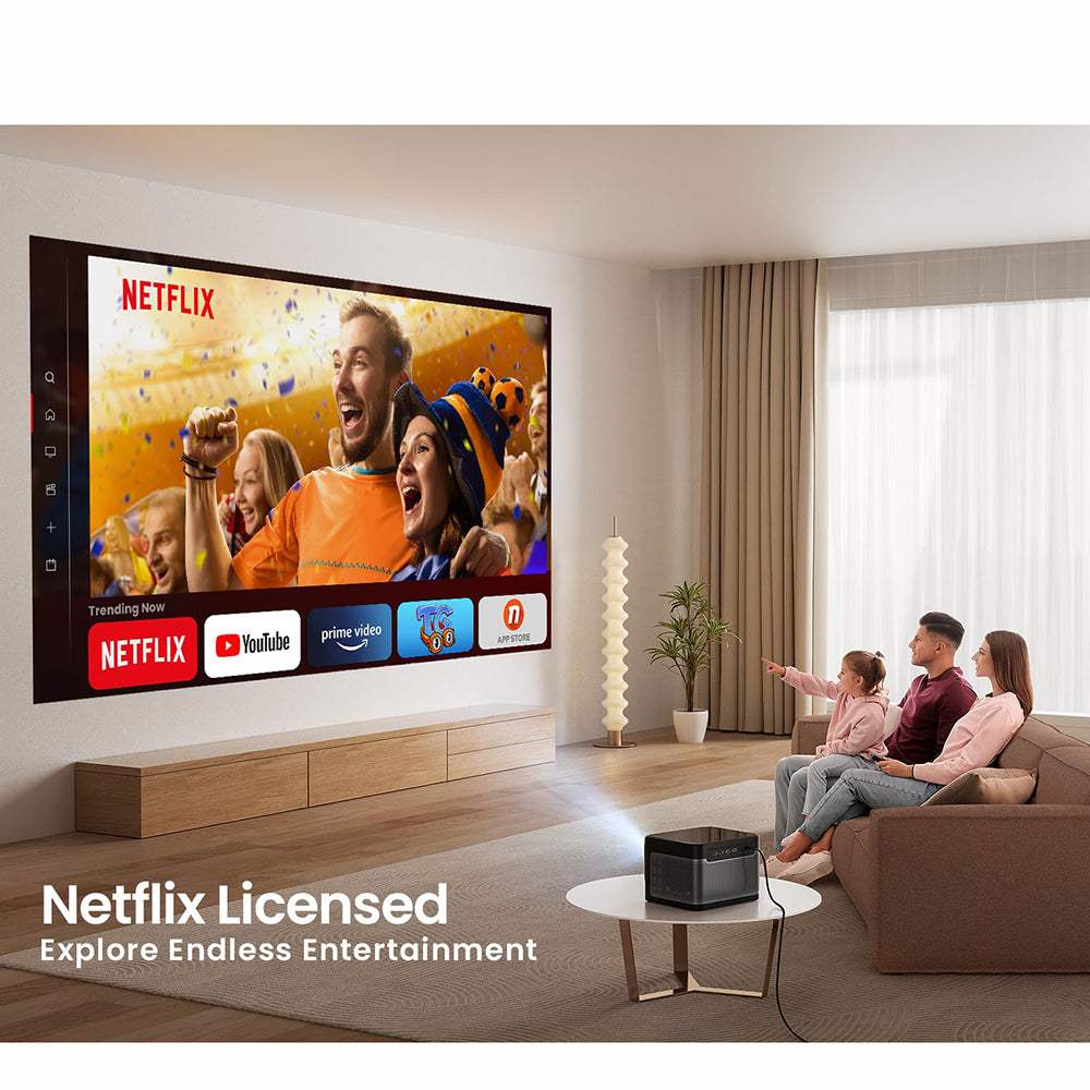 Proyector láser Dangbei Mars Full HD 1080P 2100 lúmenes ISO con licencia oficial de Netflix