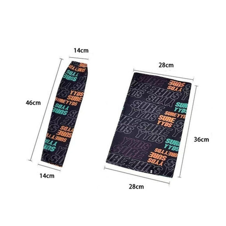 Set de dos piezas: máscara y mangas con protector solar