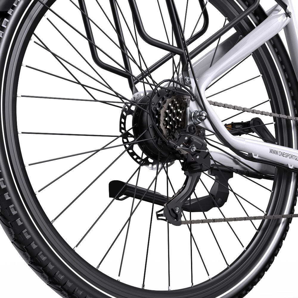 Onesport OT05 Pro 700*50C City E-Bike 810Wh E-Bike da città con telaio basso Supporto App Batteria 36V 22.5Ah
