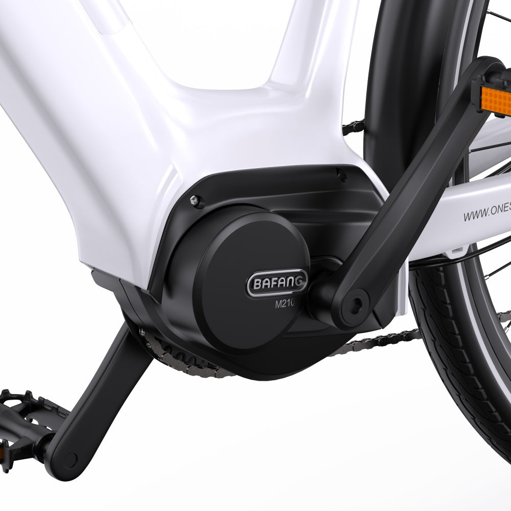 OneSport OT07 250W Bafang Keskivetomoottori 27" Trekking Bike City Sähköpyörä 36V 10.4Ah Akku