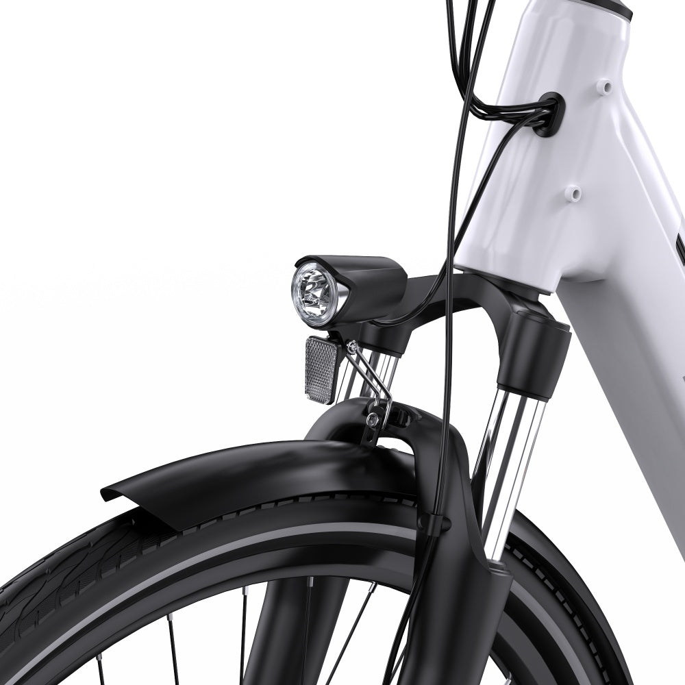 OneSport OT07 250W Bafang Keskivetomoottori 27" Trekking Bike City Sähköpyörä 36V 10.4Ah Akku