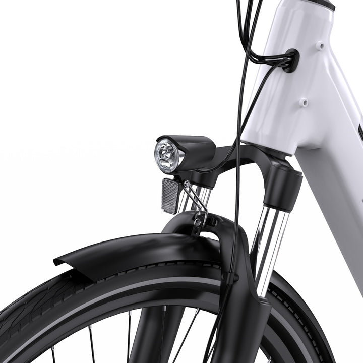 OneSport OT07 250W Bafang Keskivetomoottori 27" Trekking Bike City Sähköpyörä 36V 10.4Ah Akku