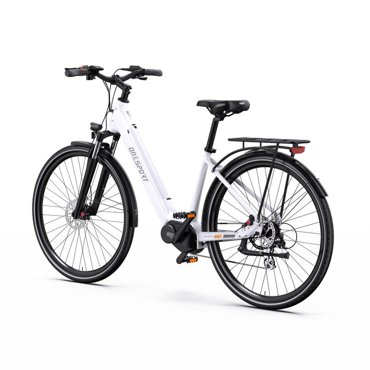 OneSport OT07 250W Bafang Keskivetomoottori 27" Trekking Bike City Sähköpyörä 36V 10.4Ah Akku
