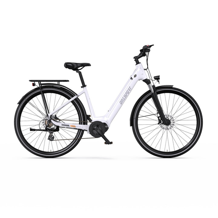 OneSport OT07 250W Bafang Keskivetomoottori 27" Trekking Bike City Sähköpyörä 36V 10.4Ah Akku