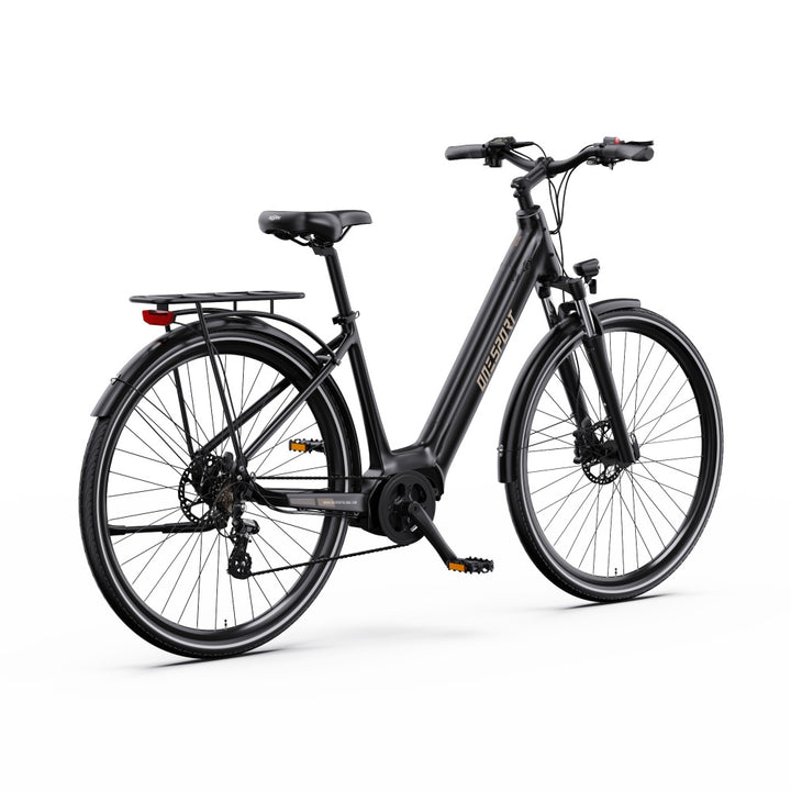 OneSport OT07 250W Bafang Keskivetomoottori 27" Trekking Bike City Sähköpyörä 36V 10.4Ah Akku