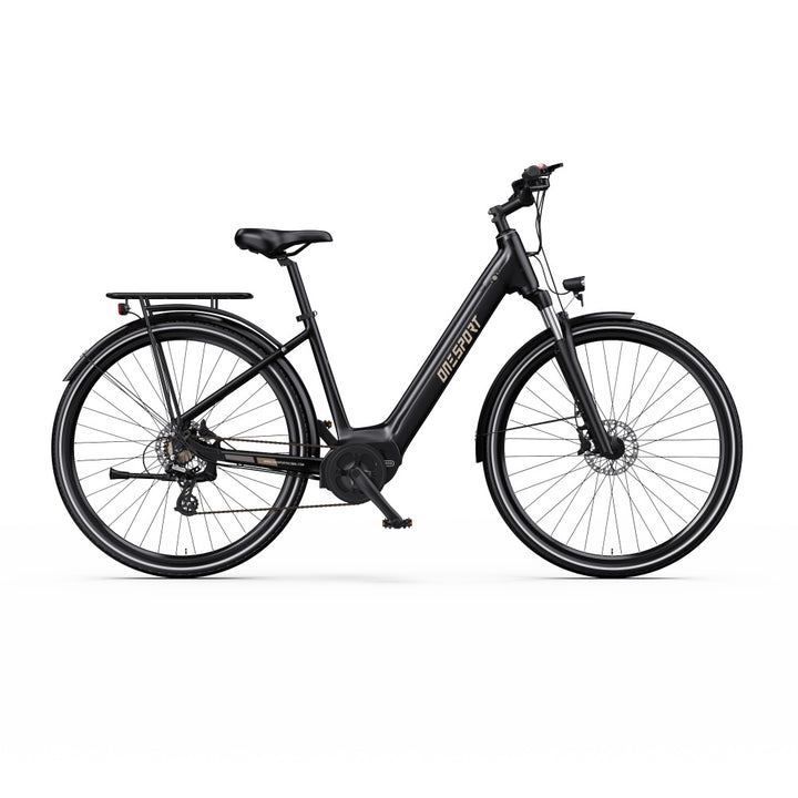 OneSport OT07 250W Bafang Keskivetomoottori 27" Trekking Bike City Sähköpyörä 36V 10.4Ah Akku