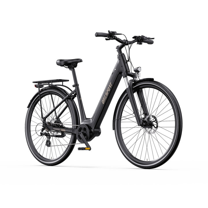 OneSport OT07 250W Bafang Keskivetomoottori 27" Trekking Bike City Sähköpyörä 36V 10.4Ah Akku