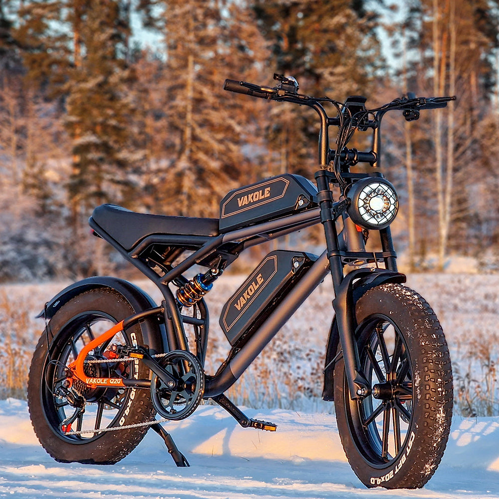 Vakole Q20 - електрически скутер с мощен мотор и пробег над 100 километра 1 Vakole Q20 - електрически скутер с мощен мотор и пробег над 100 километра 1