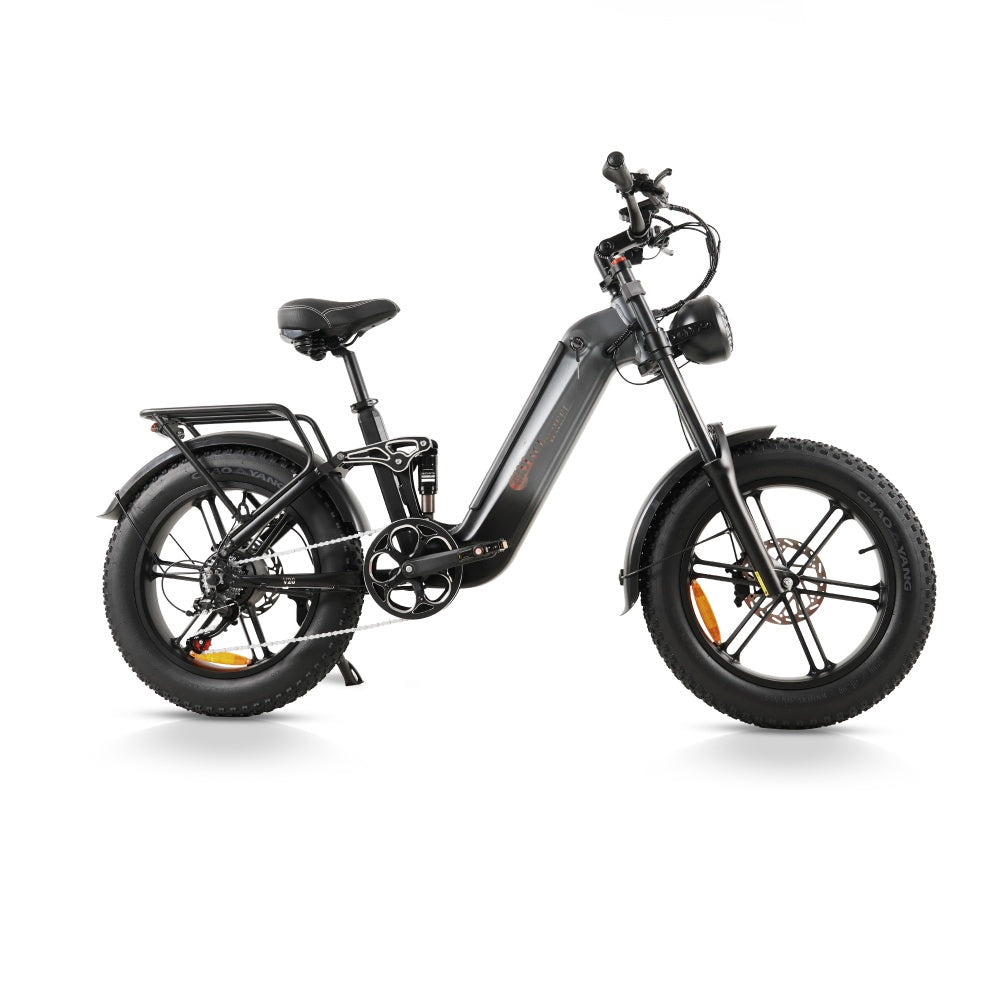 CMACEWHEEL V20 750W 20" Fat Bike 960Wh Full Suspension E-bike with Torque Sensor 48V 20Ah Battery