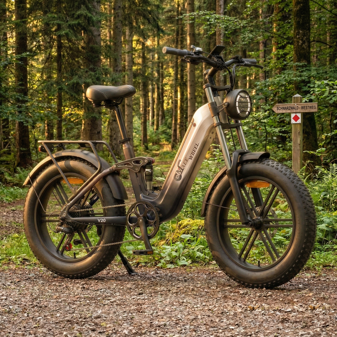 CMACEWHEEL V20 750W Fat Bike 20" Vélo électrique Tout Suspendu avec Capteur de Couple 960Wh Batterie 48V 20Ah [Pré-commande]