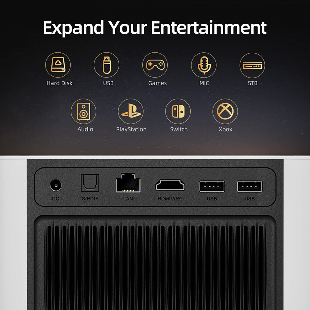 Dangbei Neo Full HD -kotiprojektori 1080P 540 ISO lumenia Netflix virallisesti lisensoitu