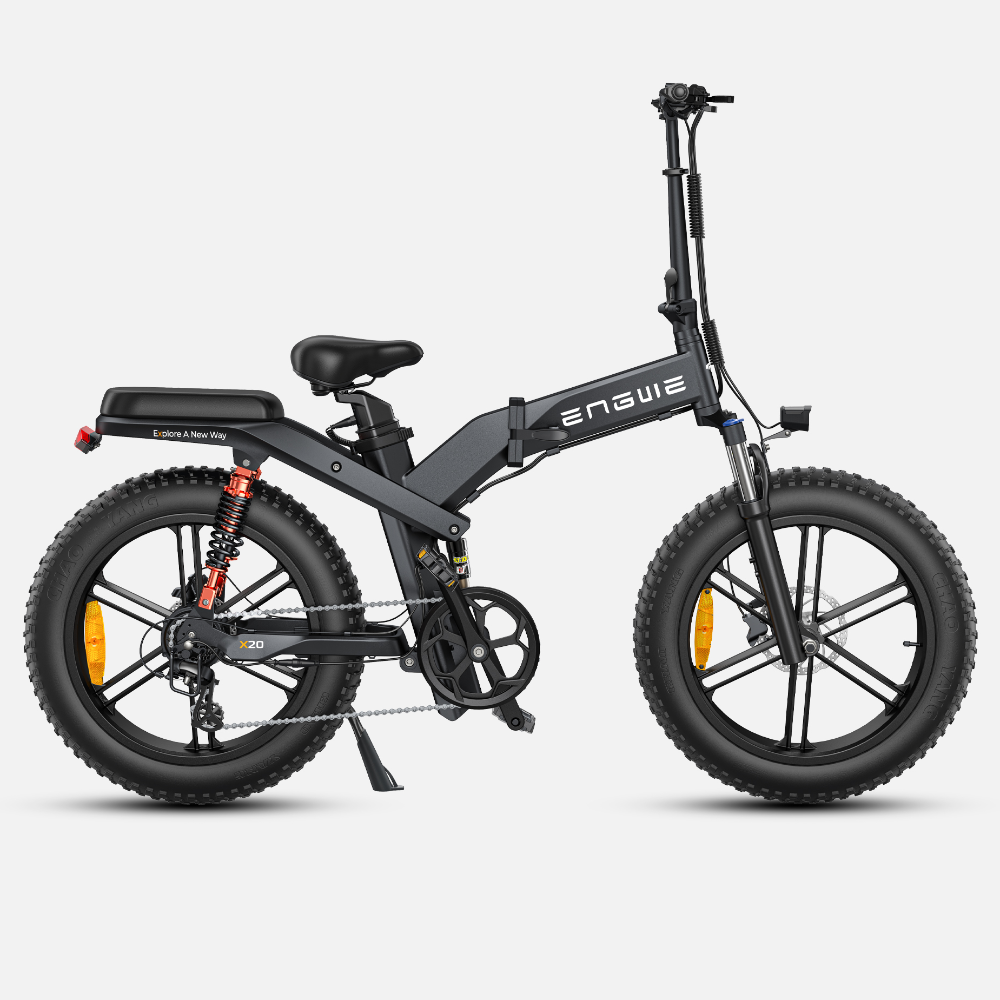 Engwe  X20 750W 20" Fat Bike Foldable E-Mountain Bike Batteries 14.4/22.2Ah EMTB