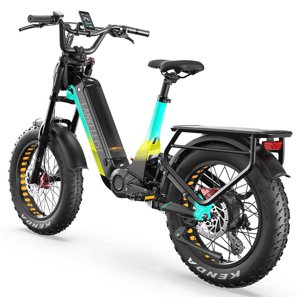 Lankeleisi RX800 Plus 2025 Version 1000W 20" Fat Bike 960Wh Full Suspension Electric Bike with Torque Sensor 48V 20Ah Battery SUV E-Bike