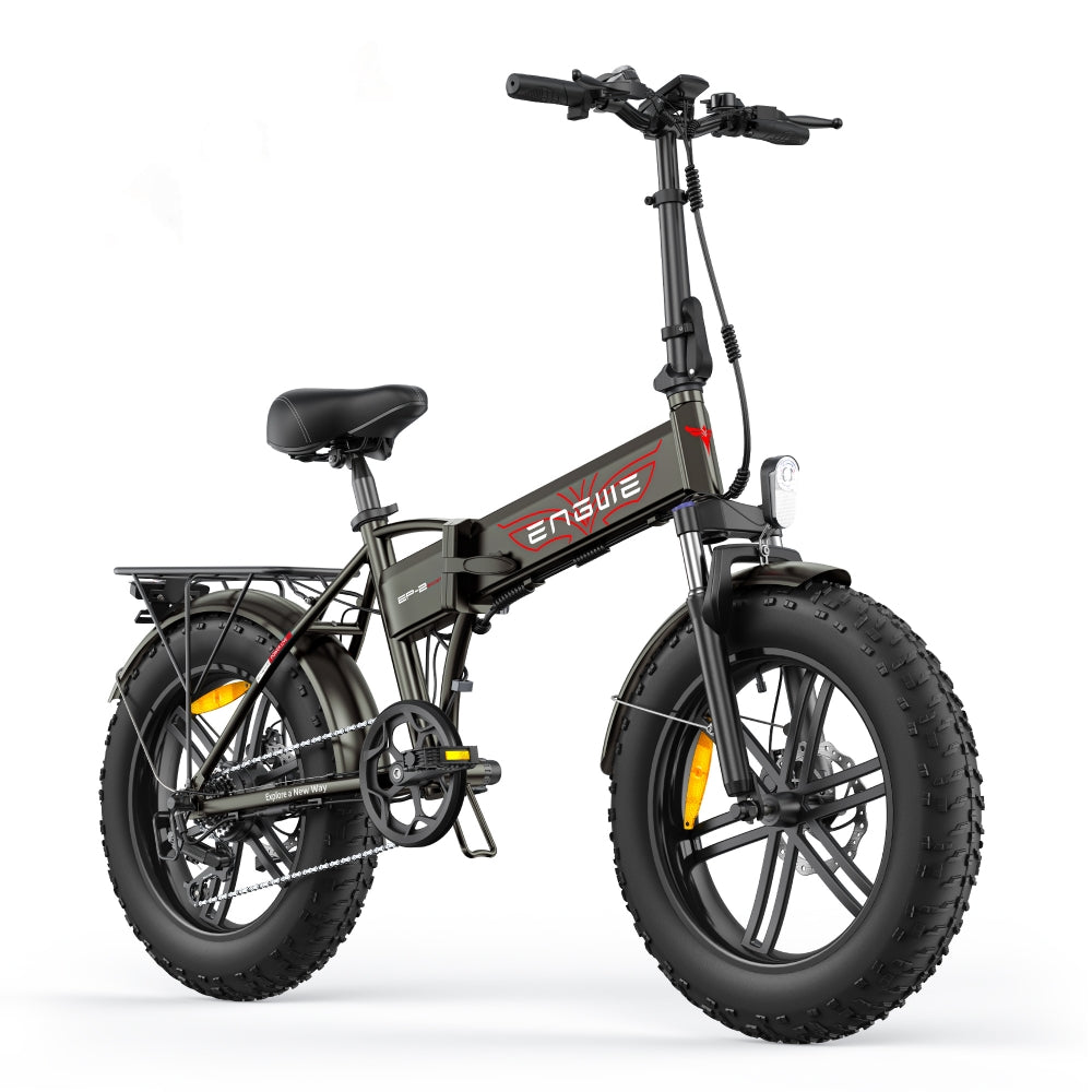 Engwe EP-2 BOOST 250W 20" Fat Bike 624Wh Foldable E-Bike with Torque Sensor 48V 13Ah Battery