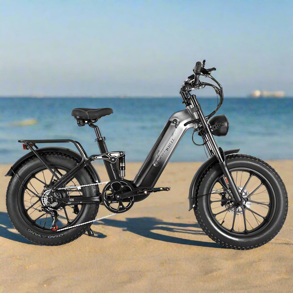 CMACEWHEEL V20 750W 20 Fat Bike 960Wh Full Suspension E bike With Tor cmacewheel-v20-750w-20-fat-bike-960wh-full-suspension-e-bike-with-tor