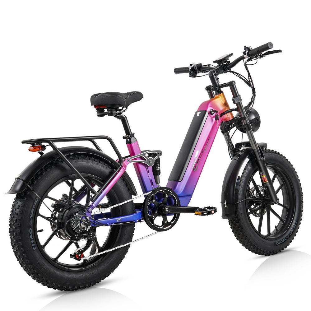 CMACEWHEEL V20 750W 20 Fat Bike 960Wh Full Suspension E bike With Tor cmacewheel-v20-750w-20-fat-bike-960wh-full-suspension-e-bike-with-tor