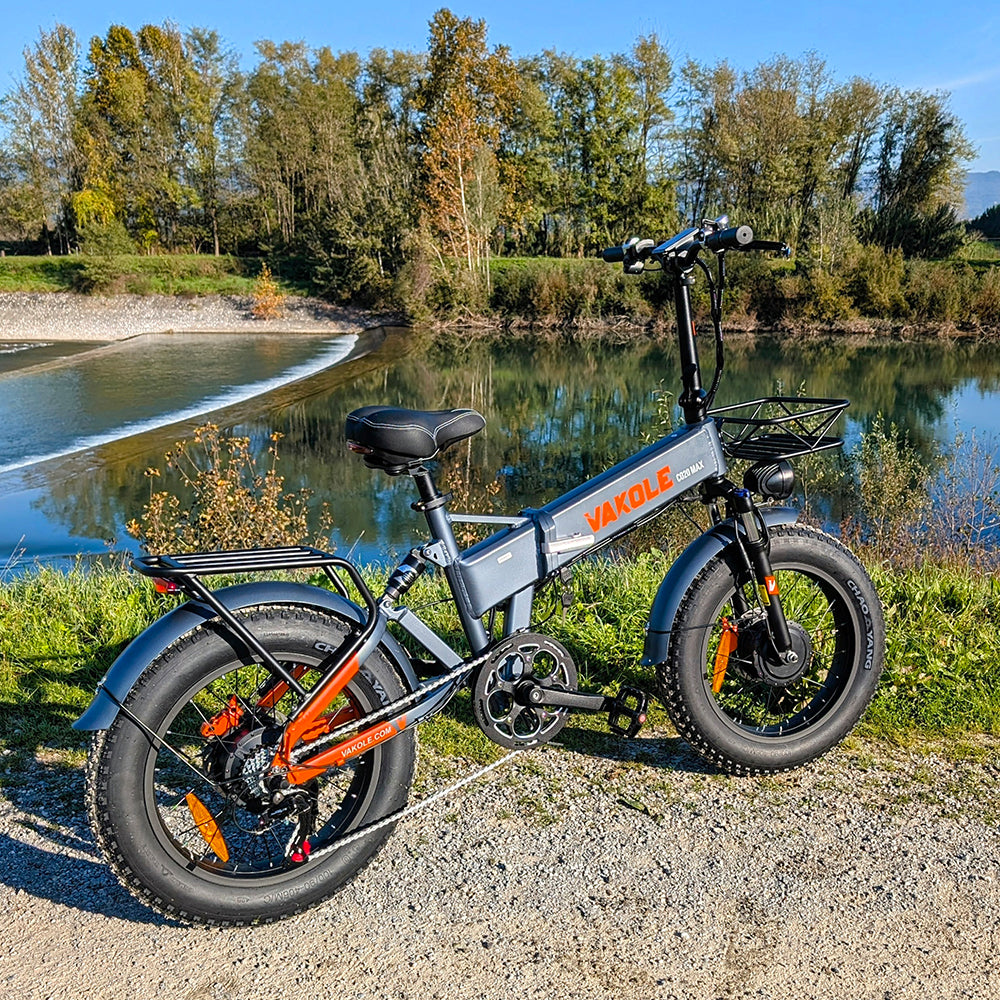 Vakole CO20 Max 750W*2 Dubbele Motor 20" Fat Bike Elektrische Vouwfietsen 20Ah Samsung Batterij [Pre-Order]