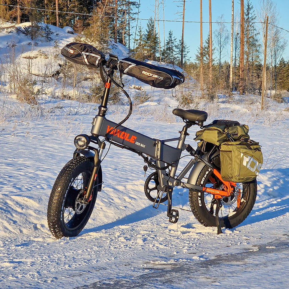 Vakole CO20 Max 750W*2 Motor Doble 20" Fat Bike Bicicleta Eléctrica Plegable 20Ah Batería Samsung [Reserva]