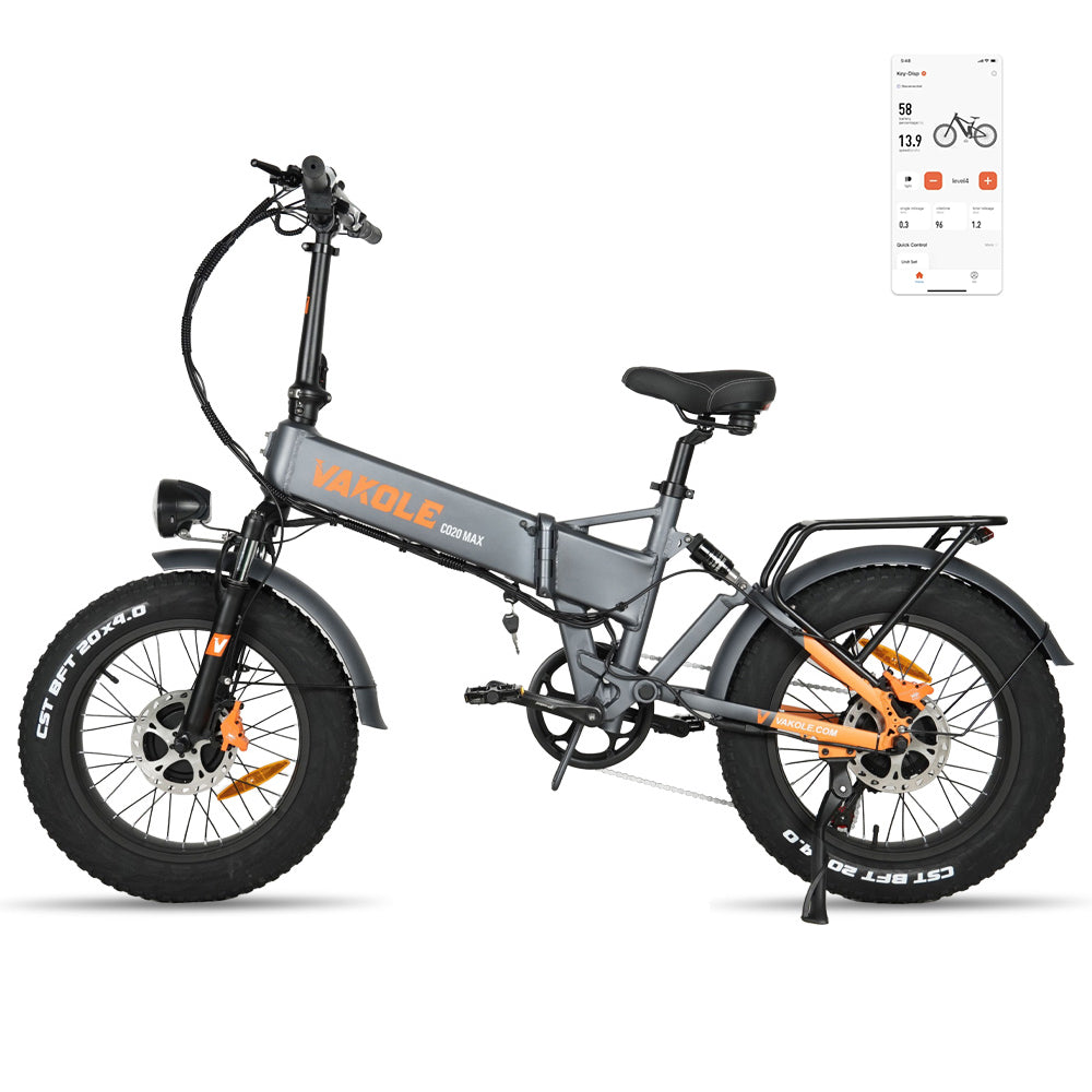 Vakole CO20 MAX 750W*2 Dual Motor 20" Folding Fat Bike 20Ah Samsung Battery [Pre-Order]