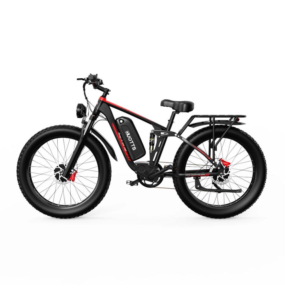 DUOTTS S26 750W*2 Dual Motor 26" Fat Bike 960Wh Full Suspension E-MTB 48V 20Ah battery - Buybestgear