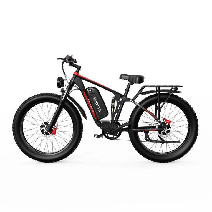 DUOTTS S26 750W*2 Dual Motor 26" Fat Bike 960Wh Full Suspension E-MTB 48V 20Ah battery - Buybestgear