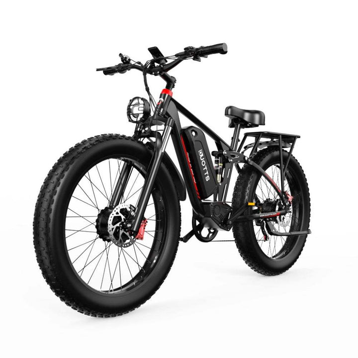 DUOTTS S26 750W*2 Dual Motor 26" Fat Bike 960Wh Full Suspension E-MTB 48V 20Ah battery - Buybestgear