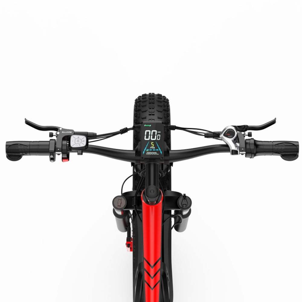 DUOTTS S26 750W*2 Dual Motor 26" Fat Bike 960Wh Full Suspension E-MTB 48V 20Ah battery - Buybestgear