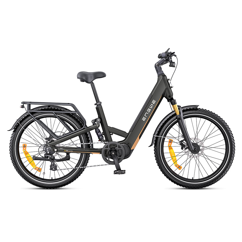 Engwe E26 3.0 Pro 250W Mivice Mid-Drive All Terrain SUV Smart E-Bike with Full Suspension 48V 15Ah Battery