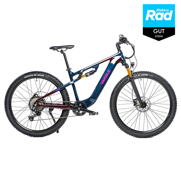 Vakole EMT29 12s 250W 29" E-Mountainbike 691Wh Cross-Country E-MTB Fully mit Drehmomentsensor 48V 14.4Ah Akku