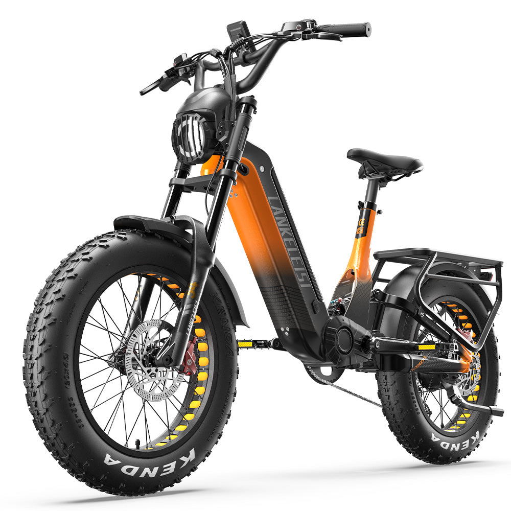 Lankeleisi RX800 Plus 2025 Version 1000W 20" Fat Bike 960Wh Full Suspension Electric Bike with Torque Sensor 48V 20Ah Battery SUV E-Bike