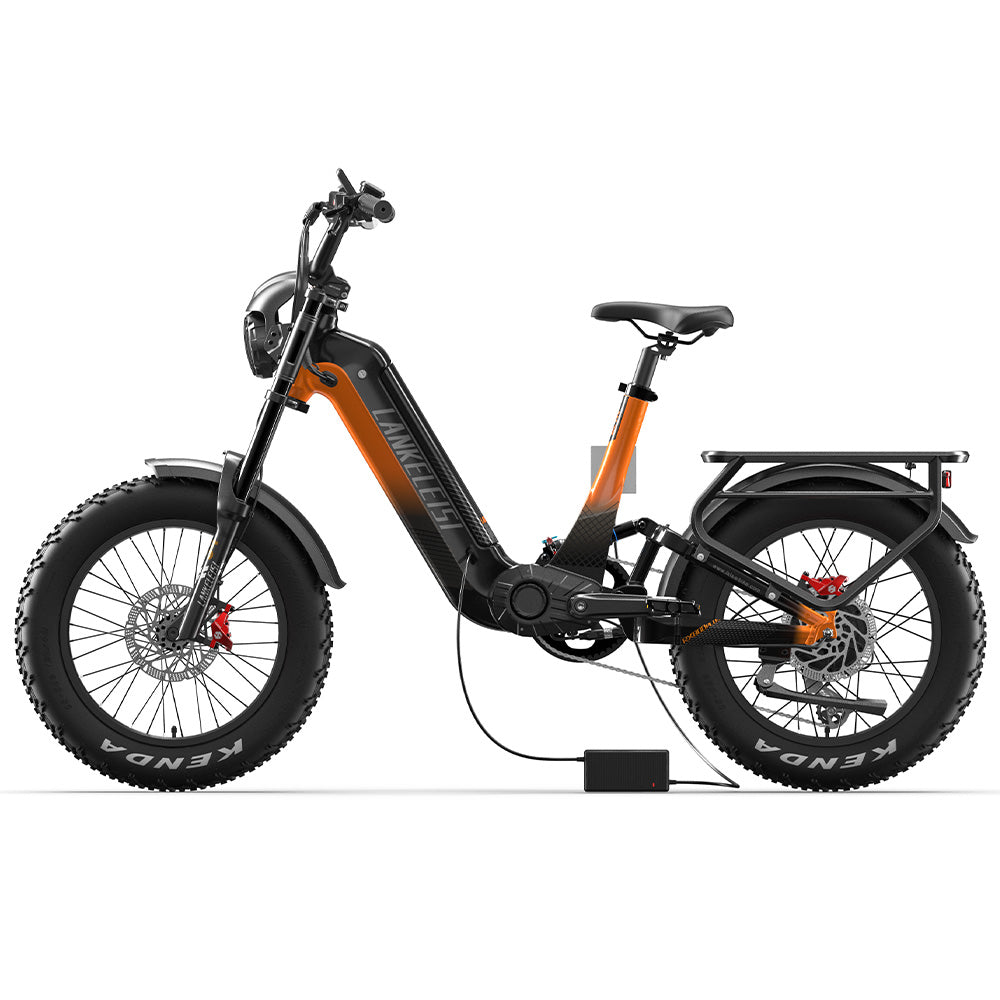 Lankeleisi RX800 Plus 2025 Version 1000W 20" Fat Bike 960Wh Full Suspension Electric Bike with Torque Sensor 48V 20Ah Battery SUV E-Bike