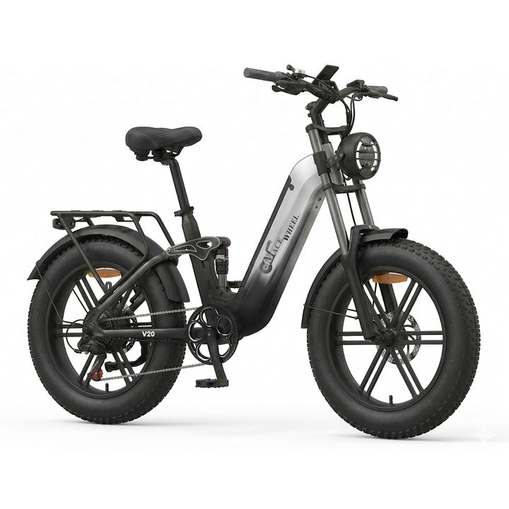 CMACEWHEEL V20 750W Fat Bike 20" Vélo électrique Tout Suspendu avec Capteur de Couple 960Wh Batterie 48V 20Ah [Pré-commande]