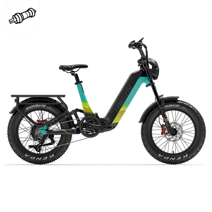 Lankeleisi RX800 Plus Version 2025 1000W Vélo Fat 20" 960Wh Vélo électrique tout suspendu avec Capteur de Couple Batterie 48V 20Ah SUV VTT électrique [Pré-commande]
