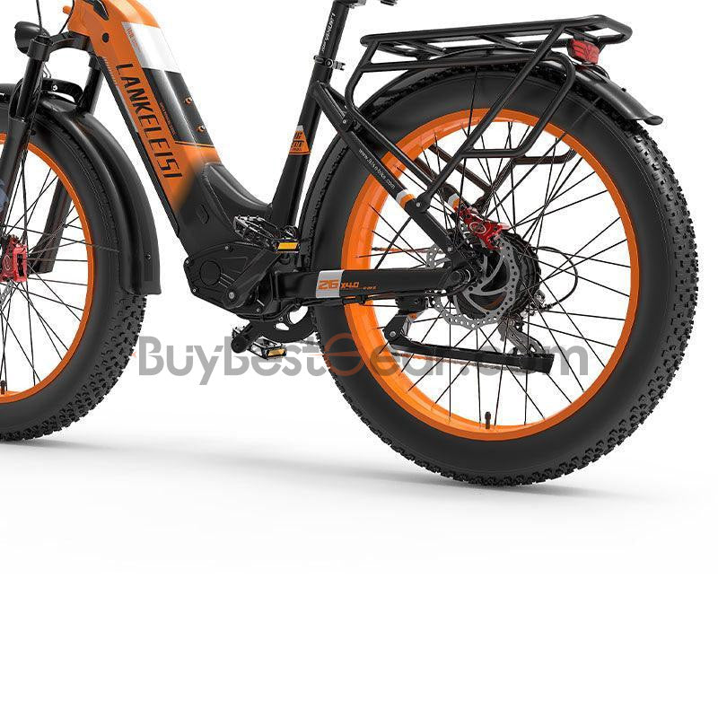 Lankeleisi MG600 Plus 1000W Bafang Motor 26" Fat Bike All Terrain SUV E-Bike 48V 20Ah Batteria Samsung
