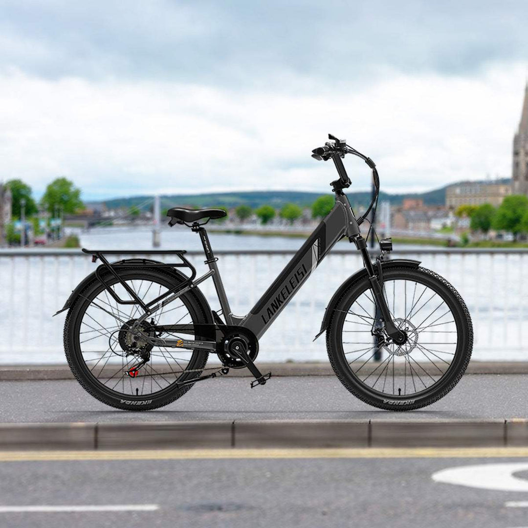 e bike 500 watt trekking Lankeleisi ES500 Pro 500W 24" Electric Trekking Bike 696Wh City E-bike 48V 14.5Ah Battery