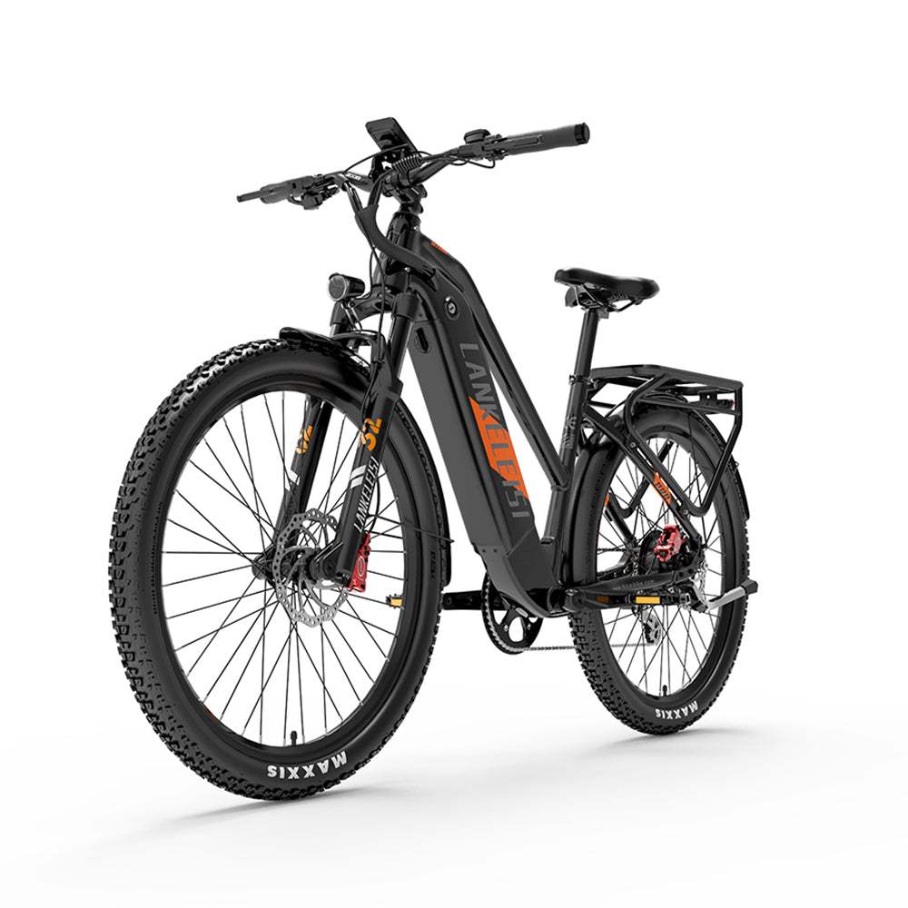 e bike 600 watt damen Lankeleisi MX600 Pro 500W 27,5" Elektrisches Trekkingfahrrad 960Wh Gel – Buybestgear