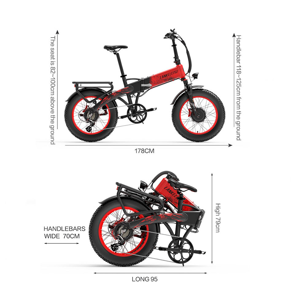 Lankeleisi X2000 MAX 1000W*2 Dual Motor 20