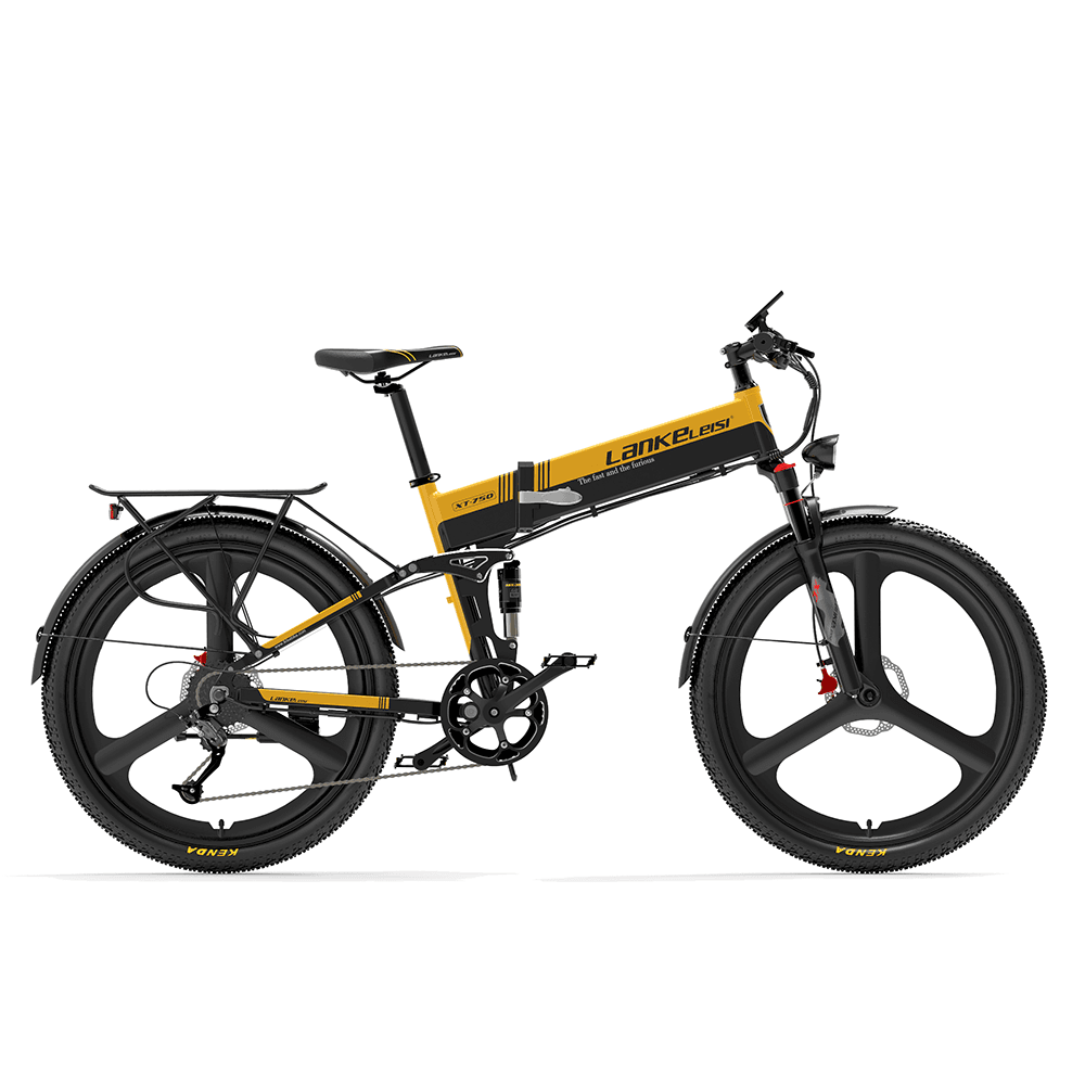 Lankeleisi XT750 Sports Version 500W 26" Foldable E-Bike 614Wh Electric Mountain Bike 48V 12.8Ah Battery - Buybestgear