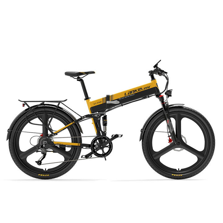 Lankeleisi XT750 Sports Version 500W 26" Foldable E-Bike 614Wh Electric Mountain Bike 48V 12.8Ah Battery - Buybestgear
